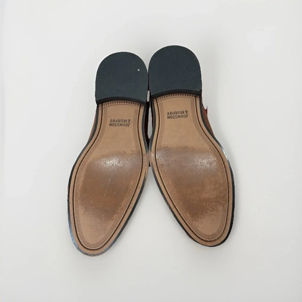 Johnston &‎ Murphy Men's Conard 2.0 Cap Toe Oxford Brown Leather 10.5